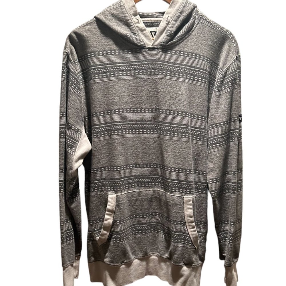 Vissla Hooded sweatshirt. Size L  Gray with pockets.   955